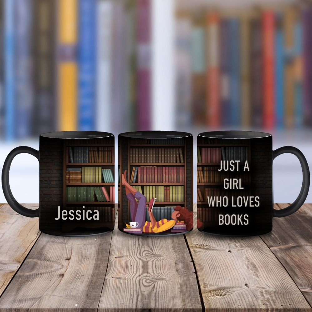 Just A Girl Who Loves Books | Personalized Mug
