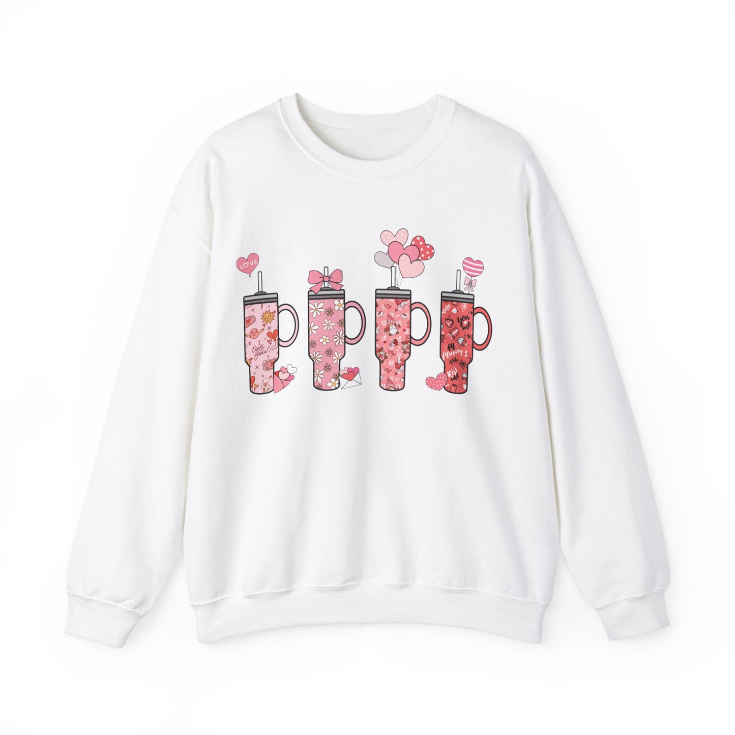 Valentines Heart Tumbler Sweatshirt