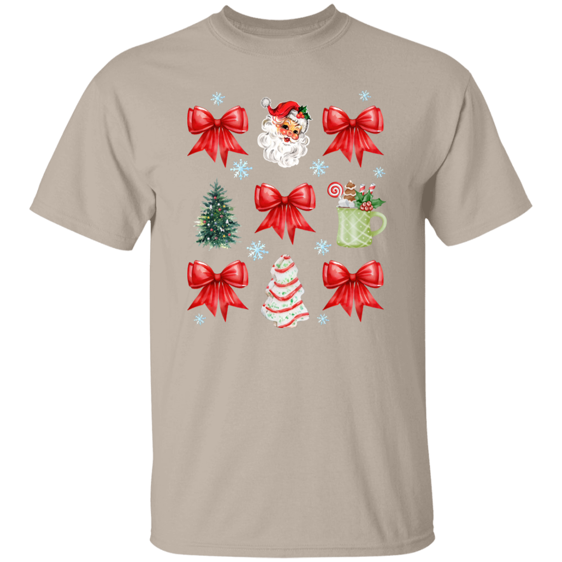 Christmas Coquette Bow T-Shirt | Sweatshirt