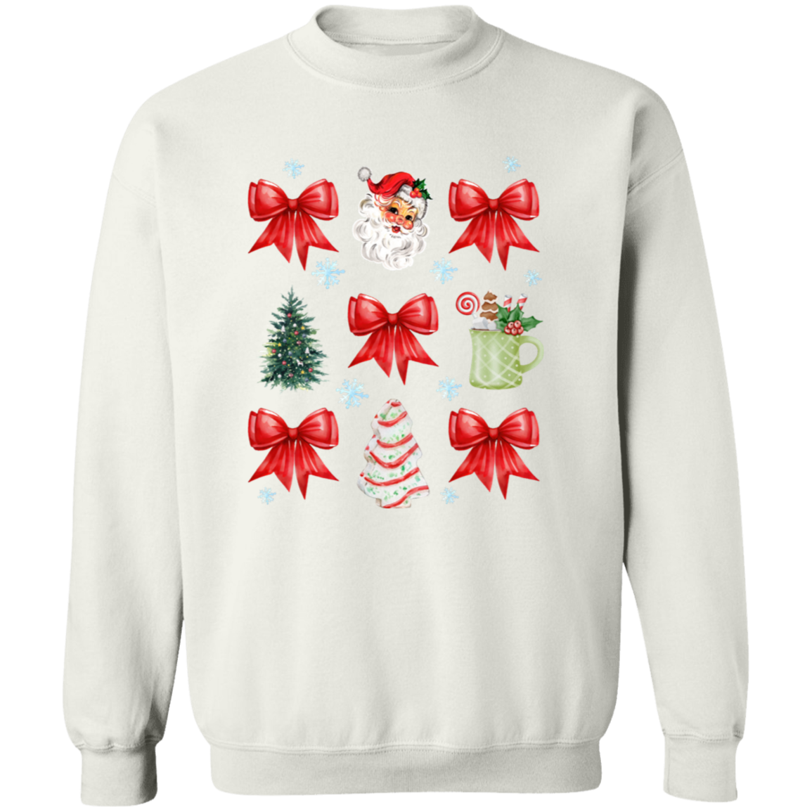 Christmas Coquette Bow T-Shirt | Sweatshirt
