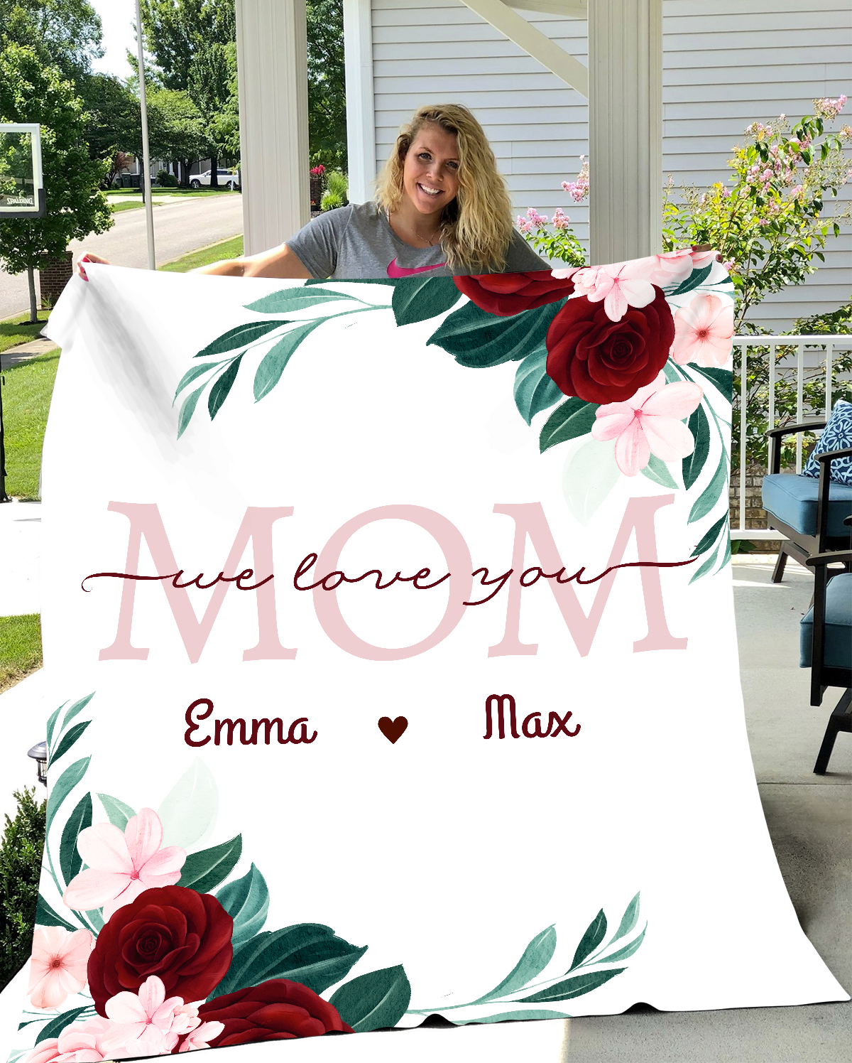 Love You Mom- Blanket (Throw)