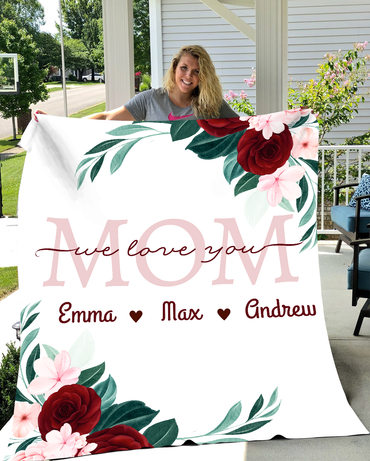 Love You Mom- Blanket (Throw)