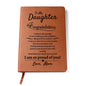 Daughter | Congratulation | Leather Journal