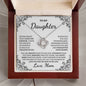 My Daughter | Love Mom | Love Knot Necklace