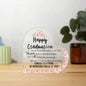 Happy Graduation | Heart Acrylic Plaque