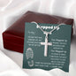 Stepped Up Dad | Cross Necklace
