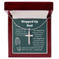 Stepped Up Dad | Cross Necklace