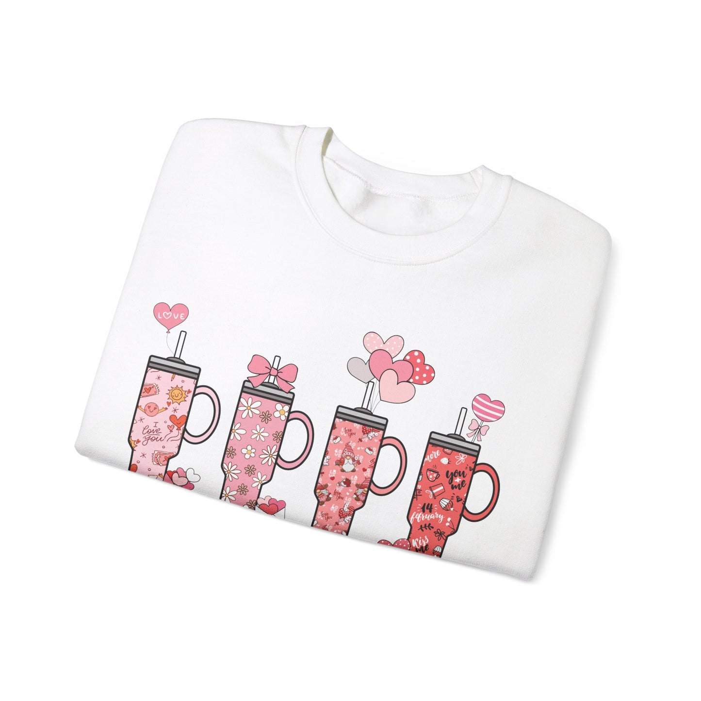 Valentines Heart Tumbler Sweatshirt