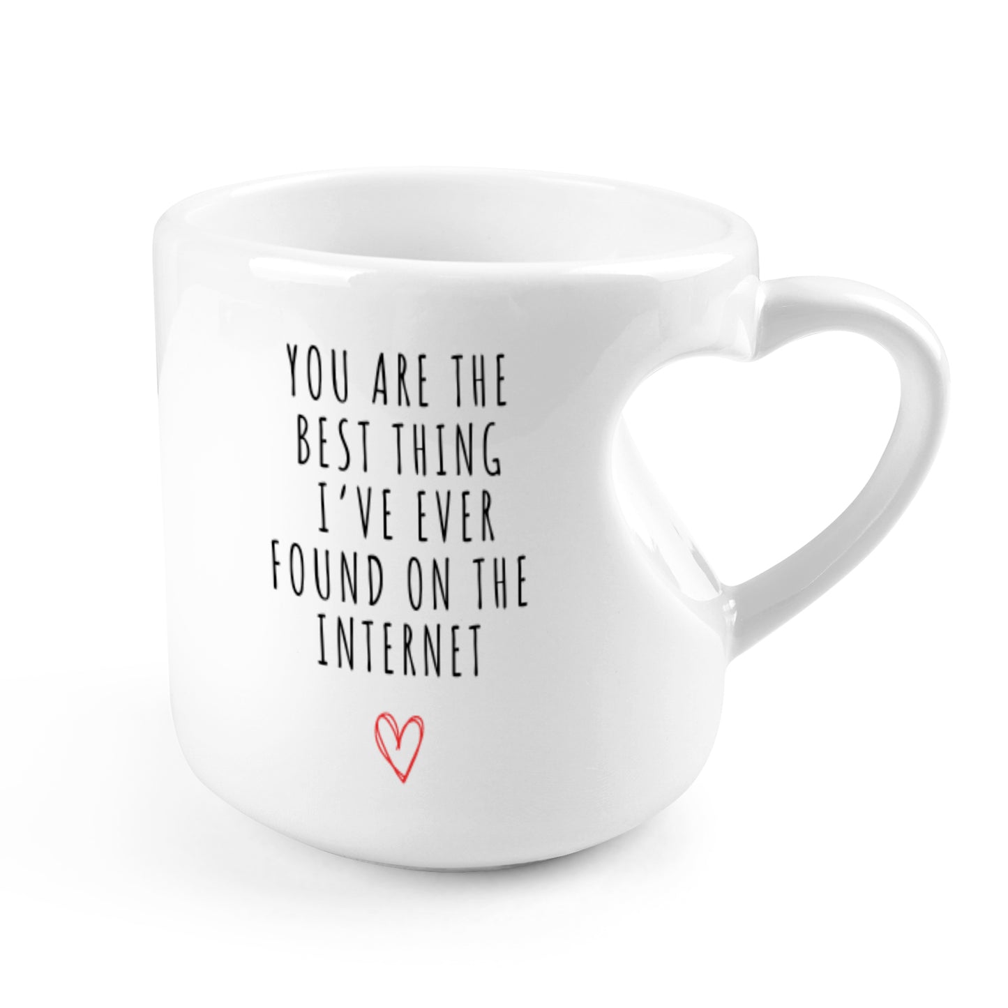 Found On The Internet | Heart-shaped Mug (10.3 OZ)