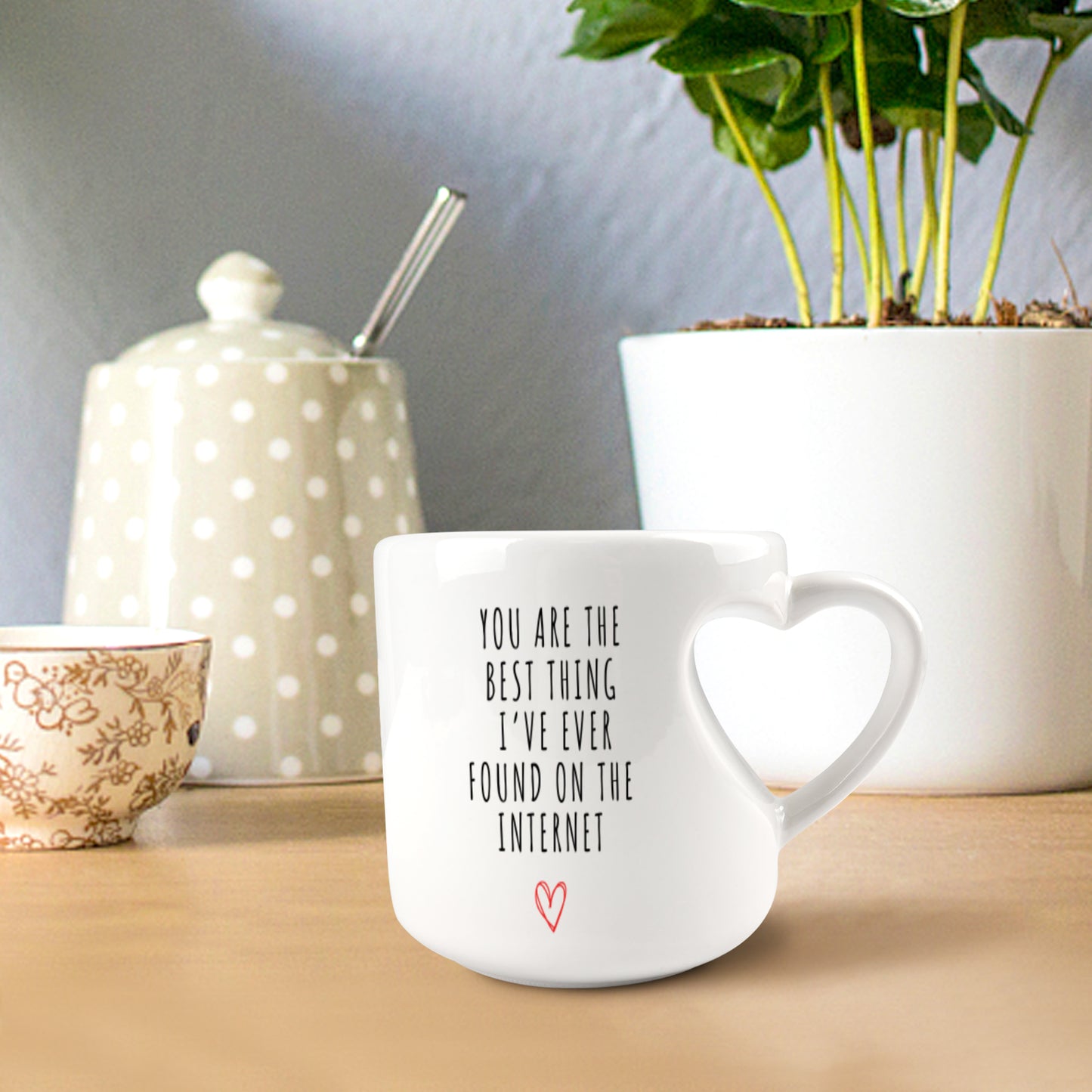 Found On The Internet | Heart-shaped Mug (10.3 OZ)