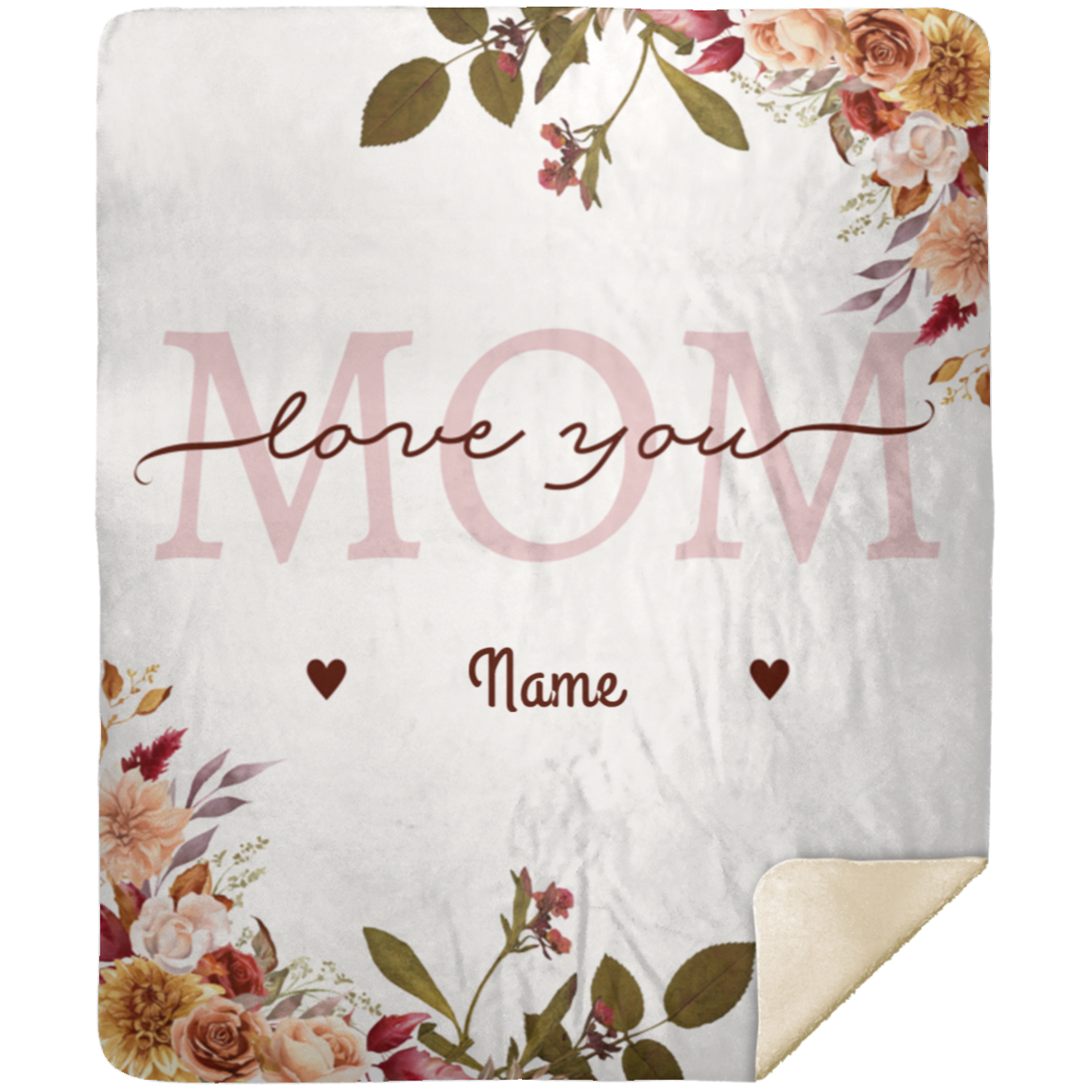 Love You Mom-  Blanket (Throw)