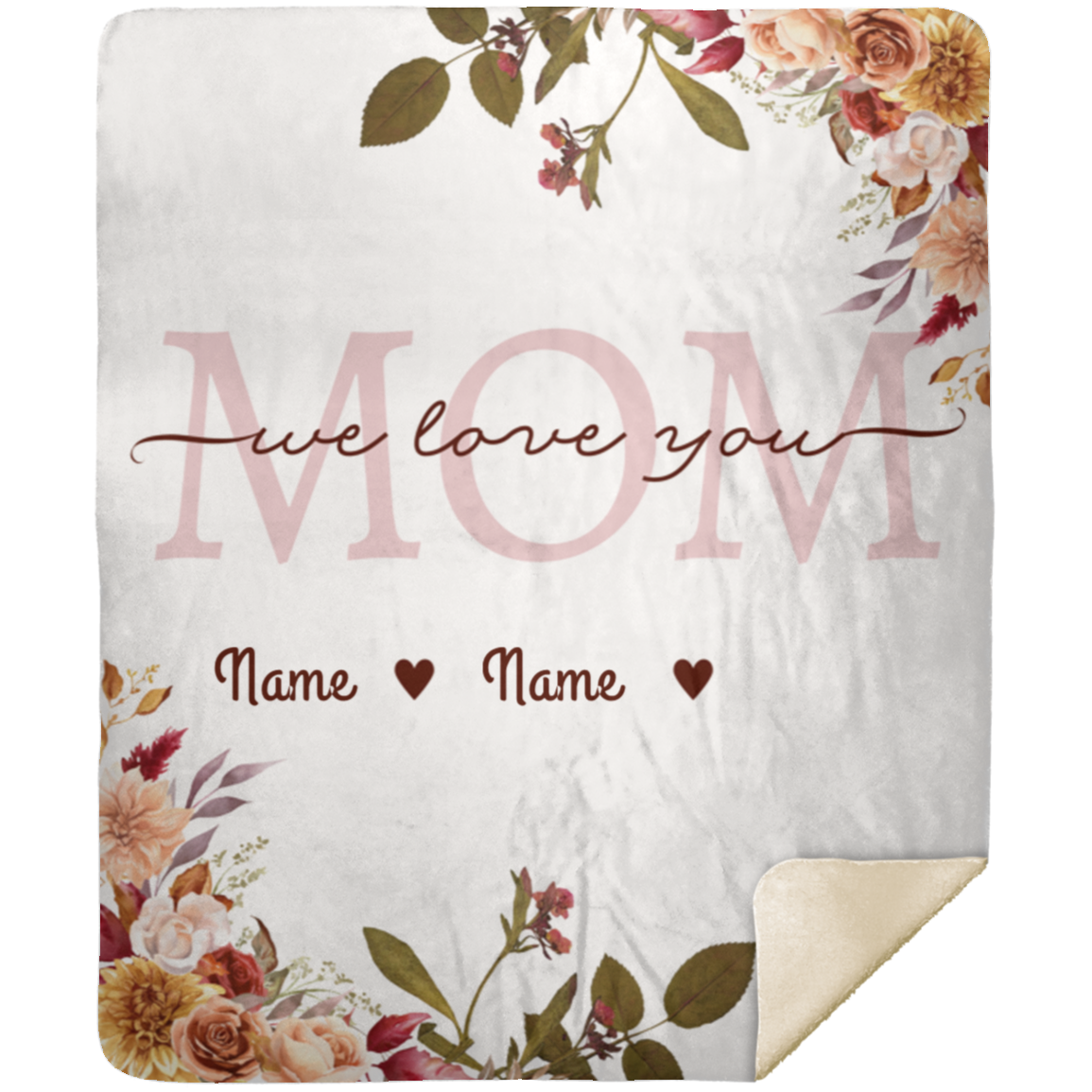 Love You Mom-  Blanket (Throw)