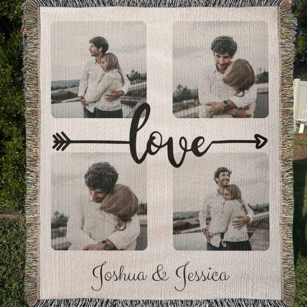 Heirloom Woven Love Blanket (Portrait)