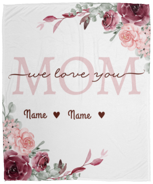 Love You Mom- Blanket (Throw)