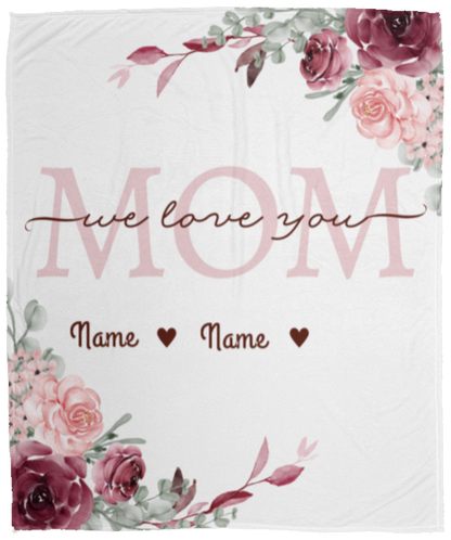 Love You Mom- Blanket (Throw)