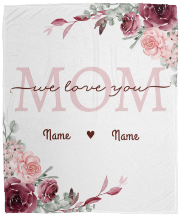 Love You Mom- Blanket (Throw)