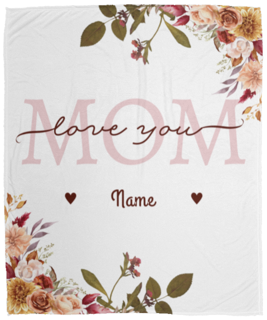 Love You Mom-  Blanket (Throw)