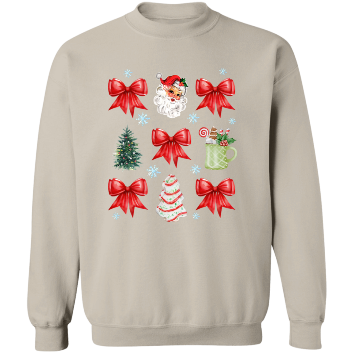 Christmas Coquette Bow T-Shirt | Sweatshirt