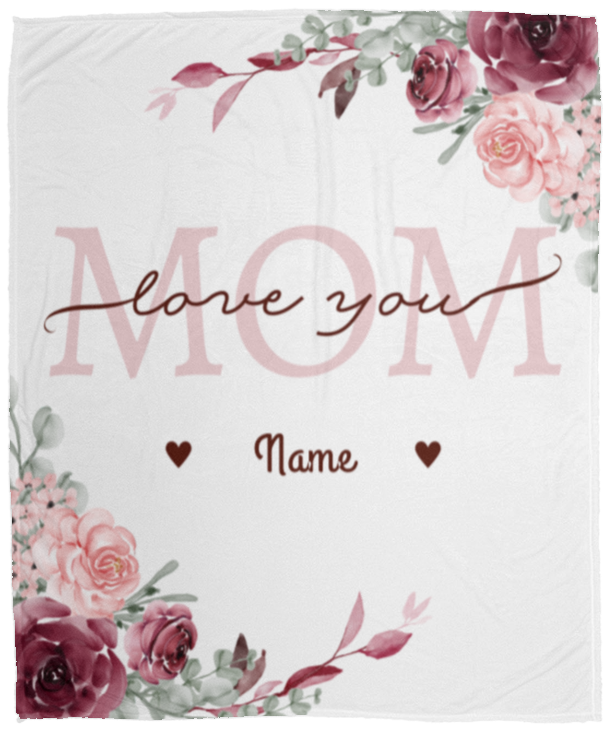 Love You Mom- Blanket (Throw)