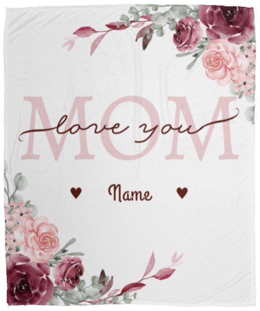 Love You Mom- Blanket (Throw)