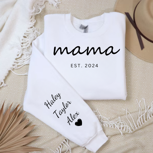 Mama | Personalized | Crewneck Sweatshirt