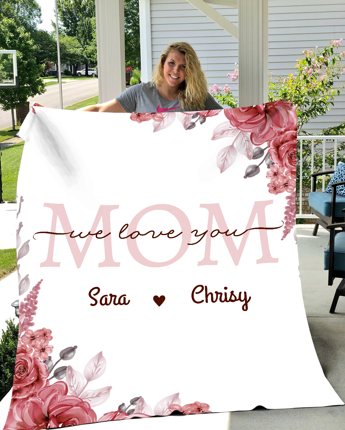 Love You Mom- Blanket (Throw)