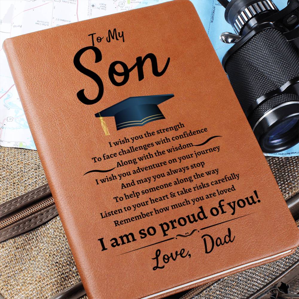 My Son | Graduation | Leather Journal