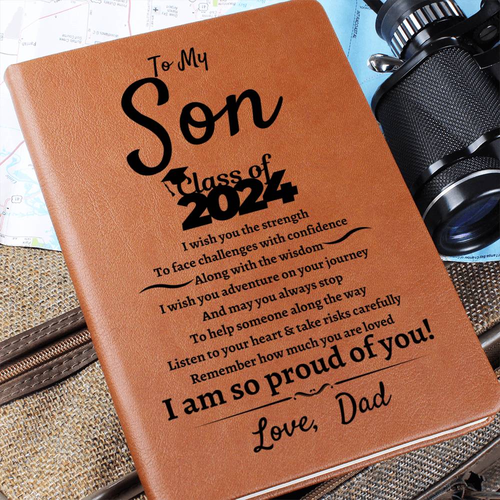 My Son | Class of 2024 | Leather Journal