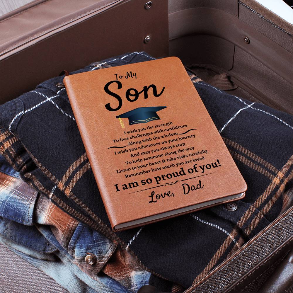 My Son | Graduation | Leather Journal