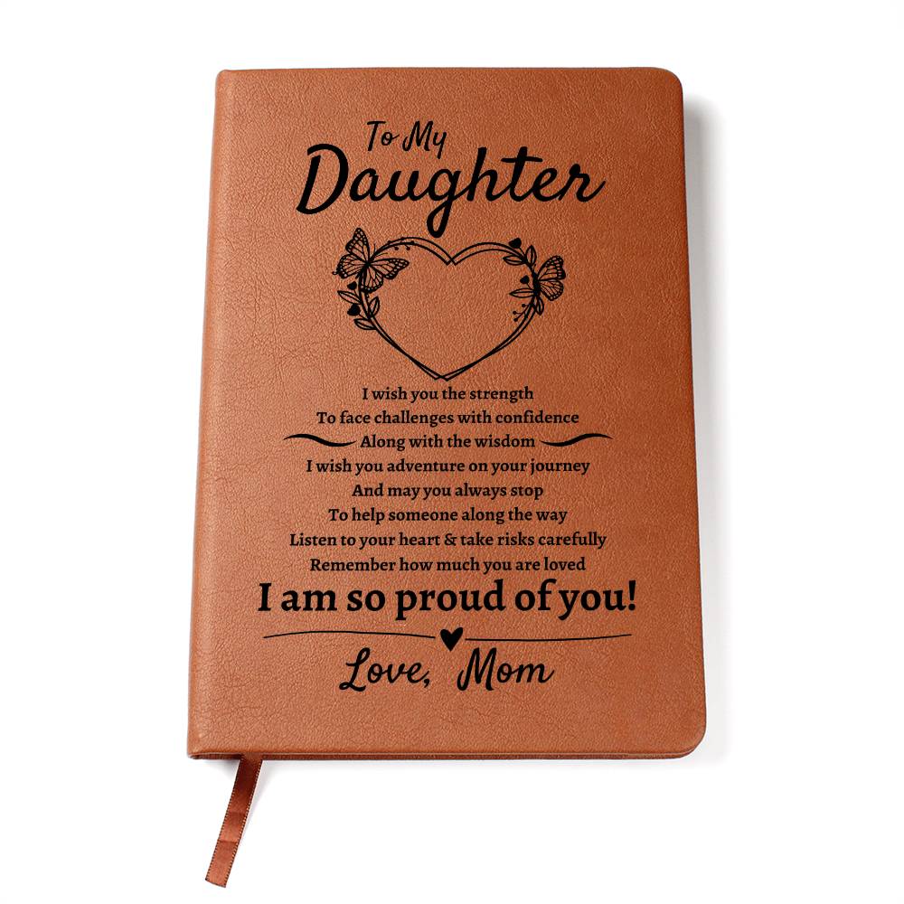 To My Daughter | Leather Journal