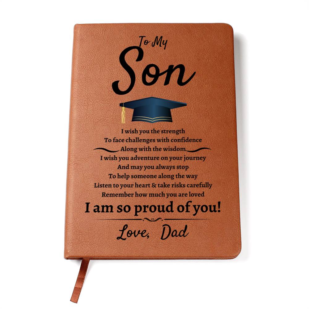 My Son | Graduation | Leather Journal