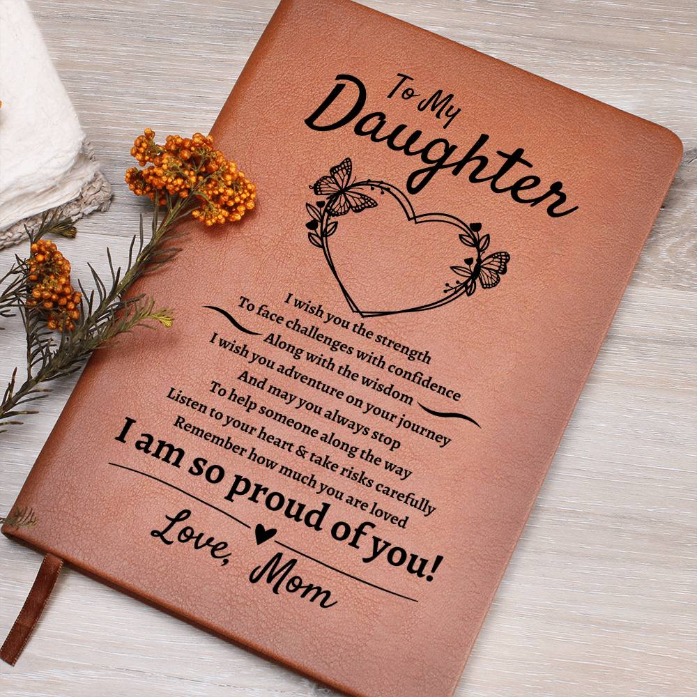 To My Daughter | Leather Journal