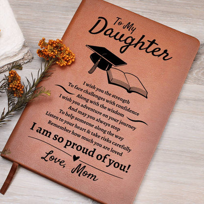 Daughter | So Proud | Graduation | Leather Journal