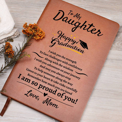 Daughter | Happy Graduation | Leather Journal