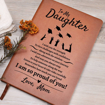 To My Daughter | Graduation | Leather Journal