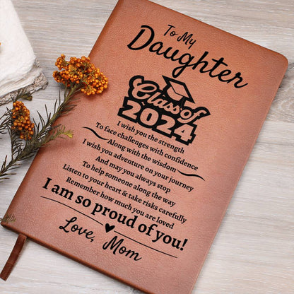 To My Daughter | Class of 2024 | Leather Journal