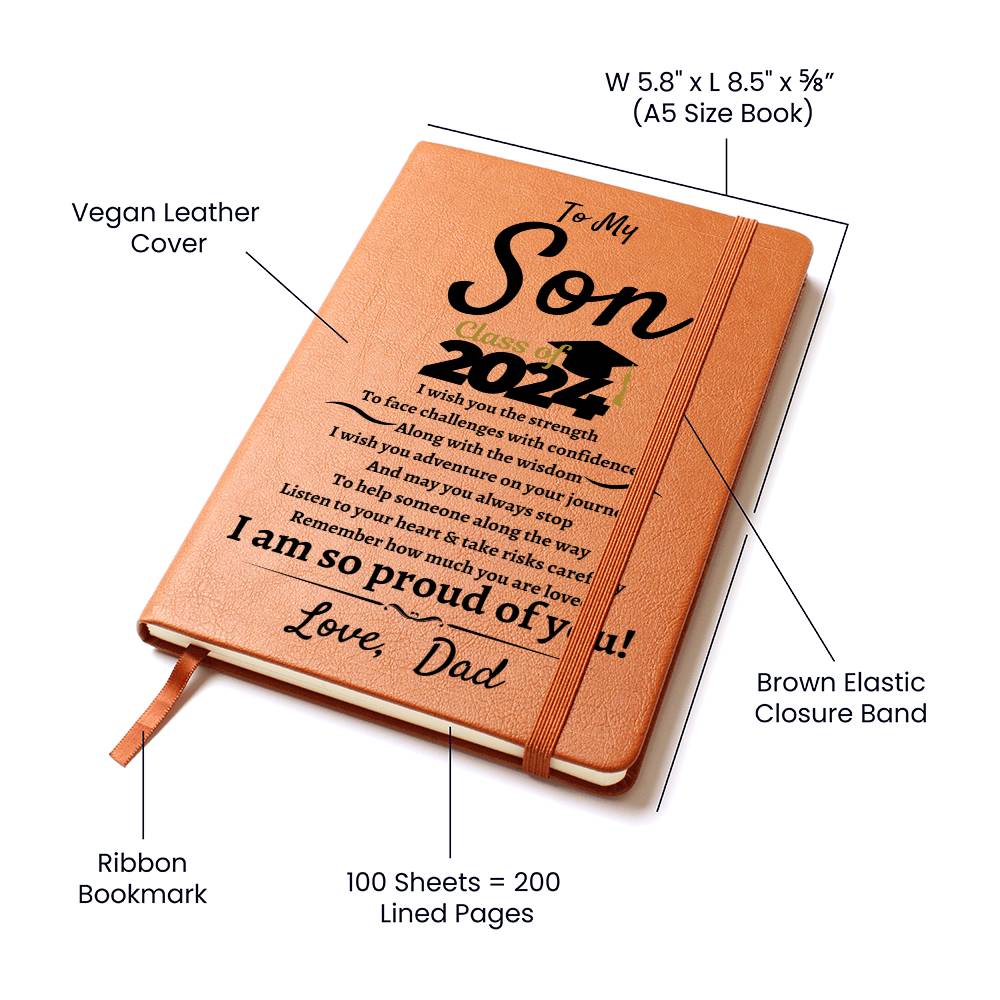 Son | Class of 2024 | Leather Journal