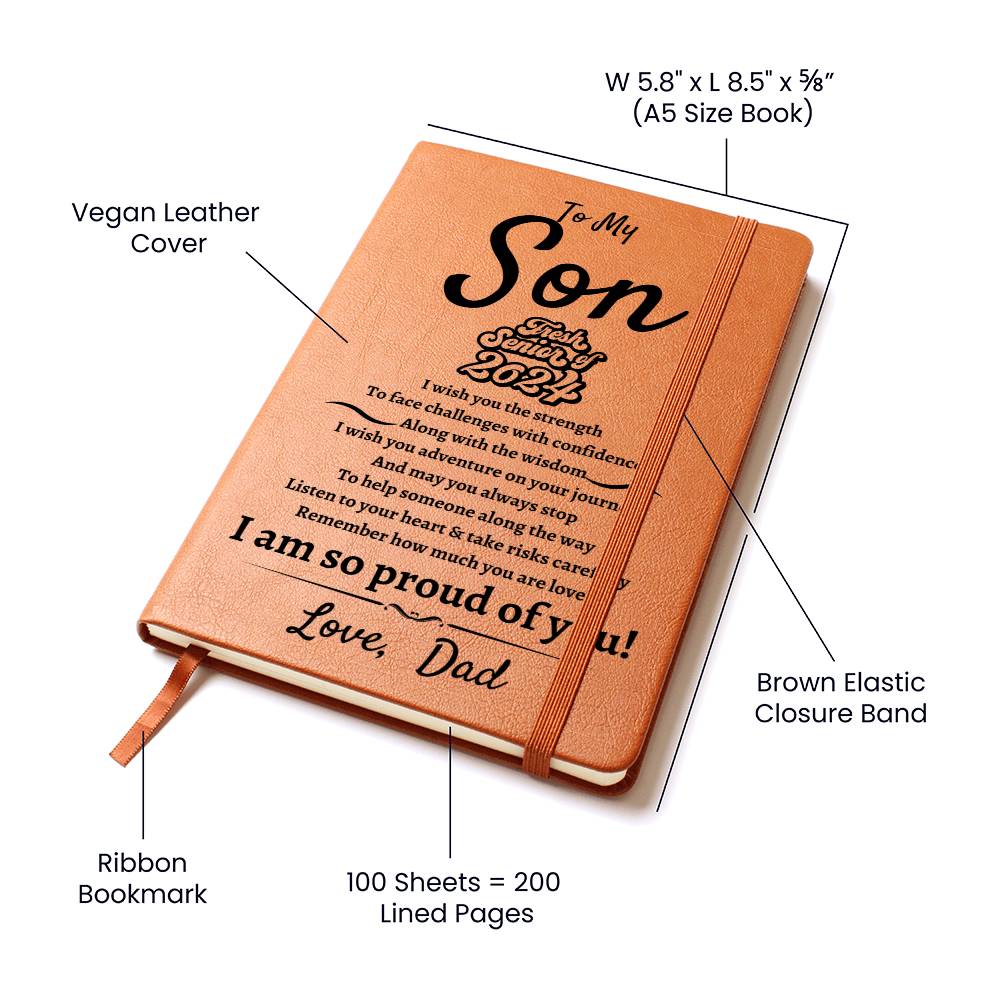 Son | Fresh Senior | Leather Journal