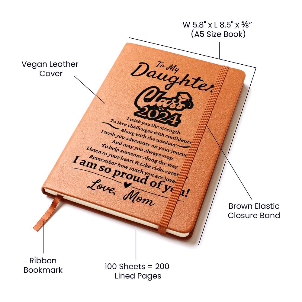 My Daughter | Class of 2024 | Leather Journal