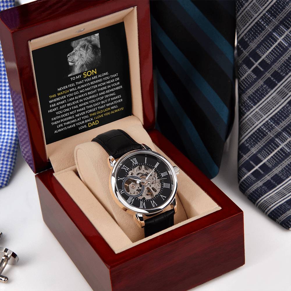 To My Son | Openwork Watch