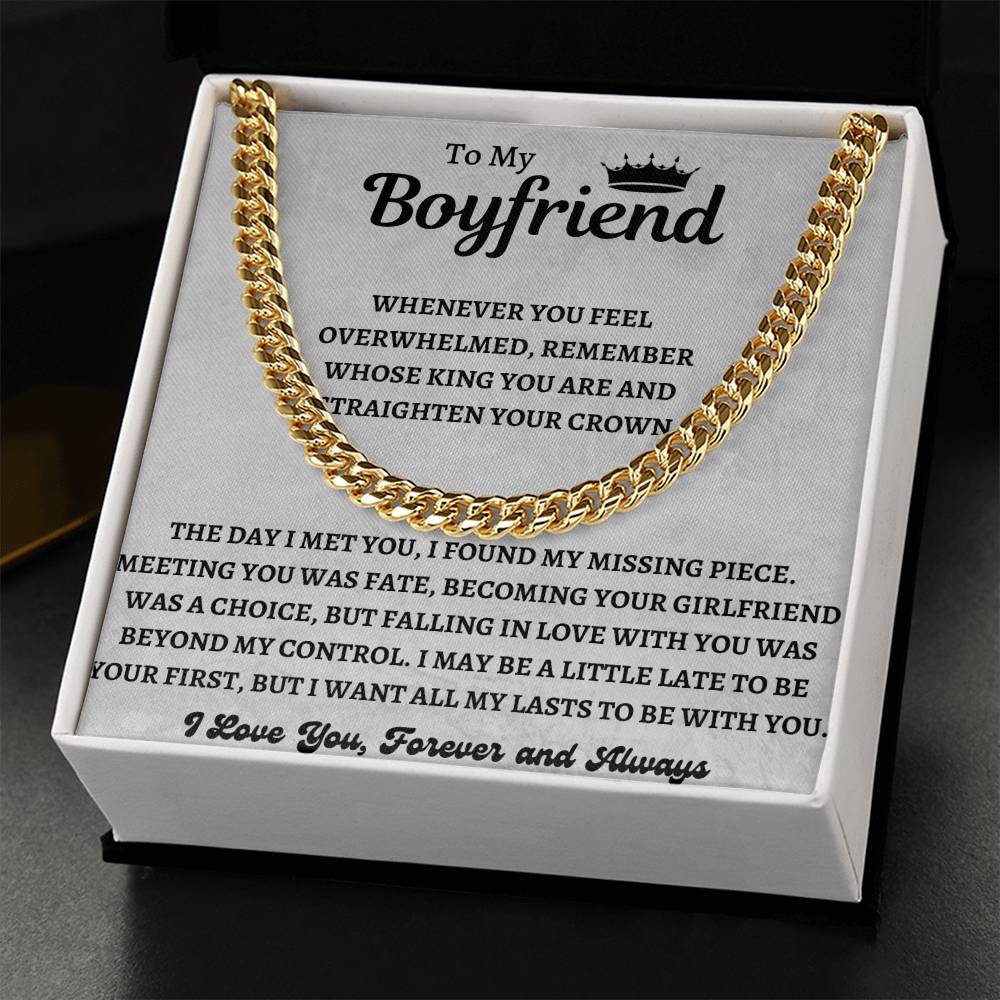 To My Boyfriend | Cuban Link Chain