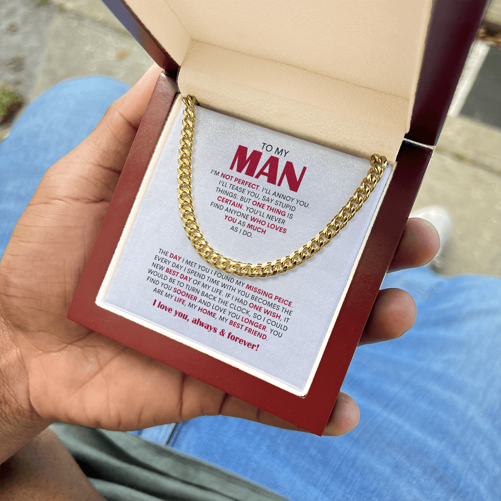 To My Man | Cuban Link Chain