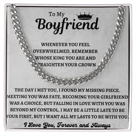 To My Boyfriend | Cuban Link Chain