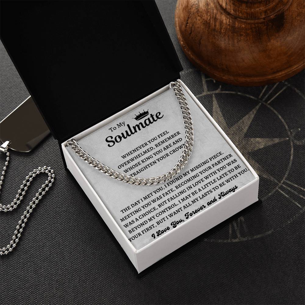To My Soulmate | Cuban Link Chain