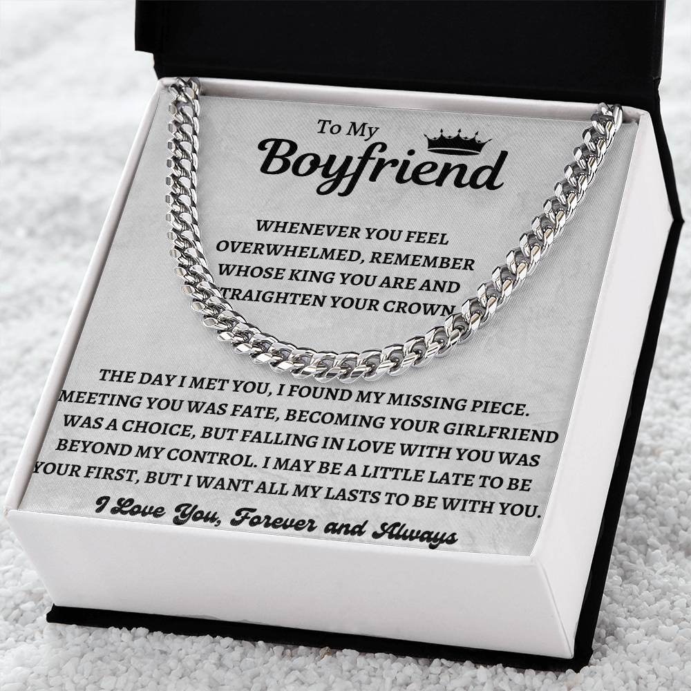 To My Boyfriend | Cuban Link Chain
