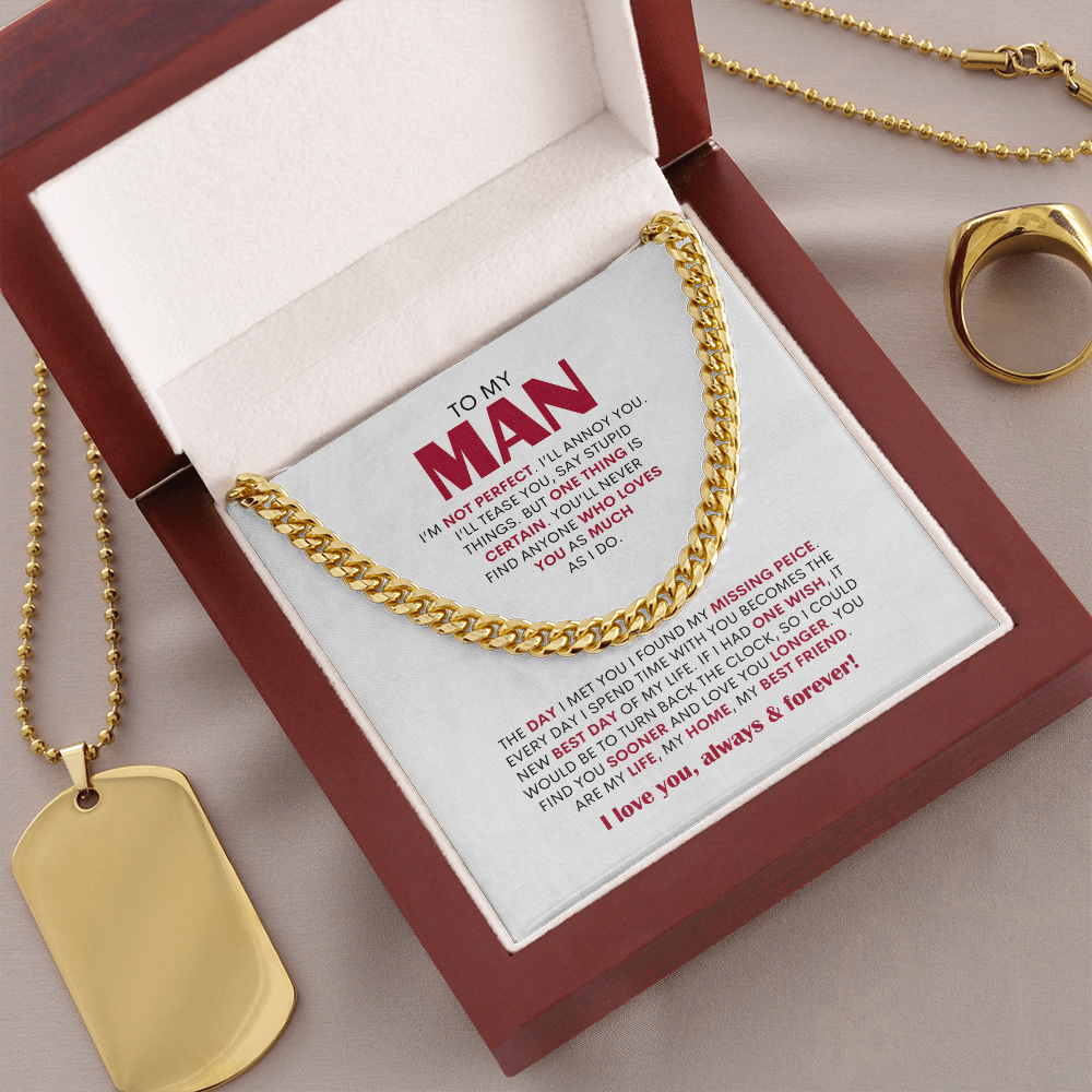 To My Man | Cuban Link Chain