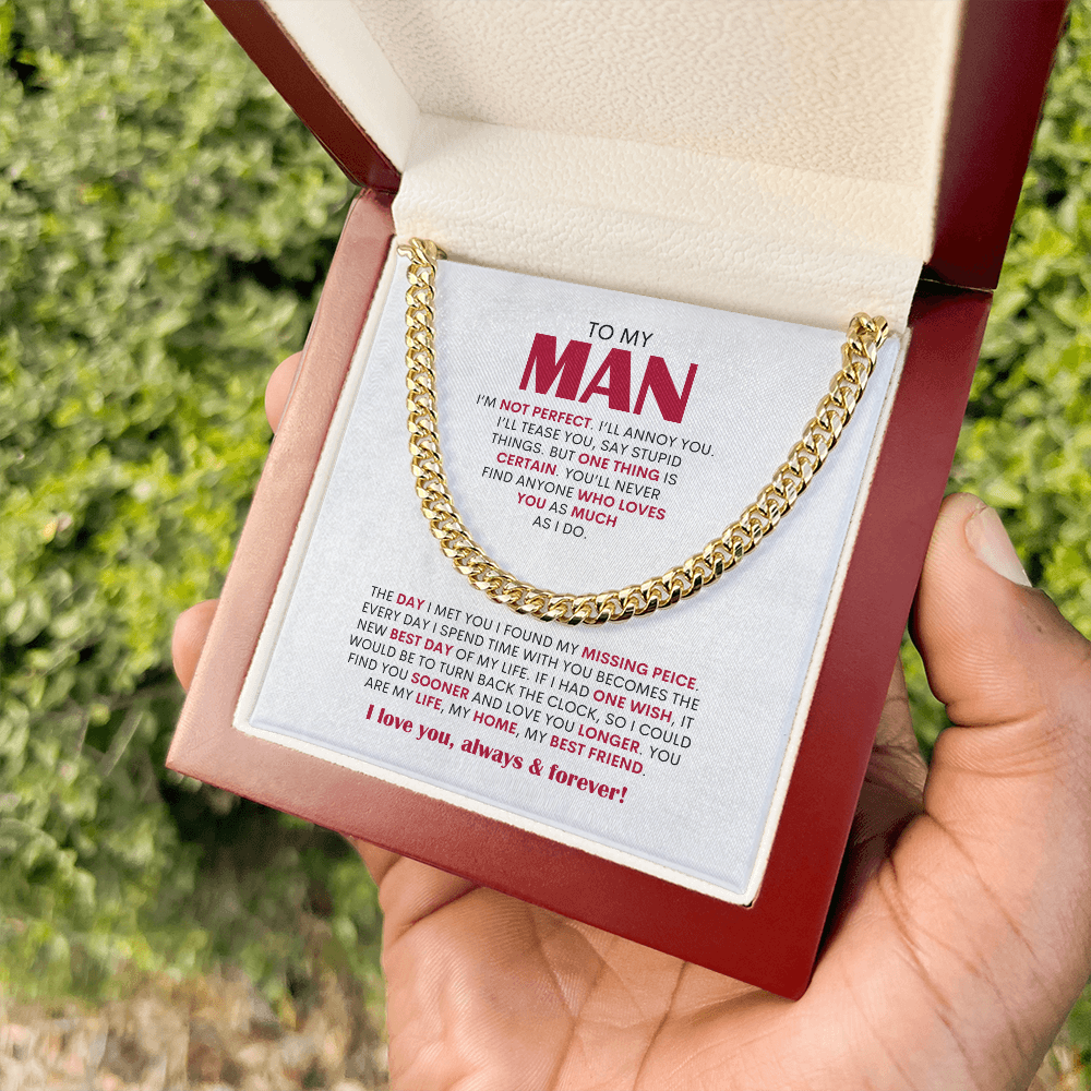 To My Man | Cuban Link Chain