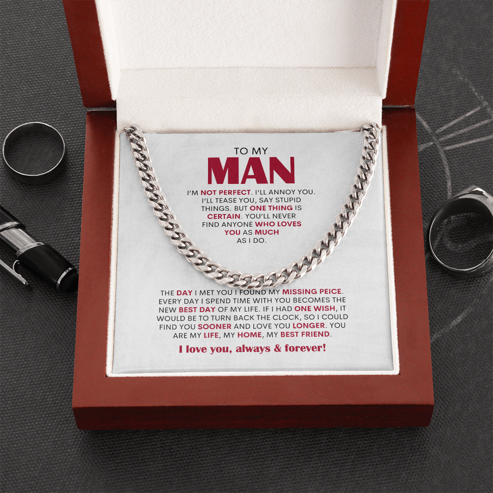 To My Man | Cuban Link Chain