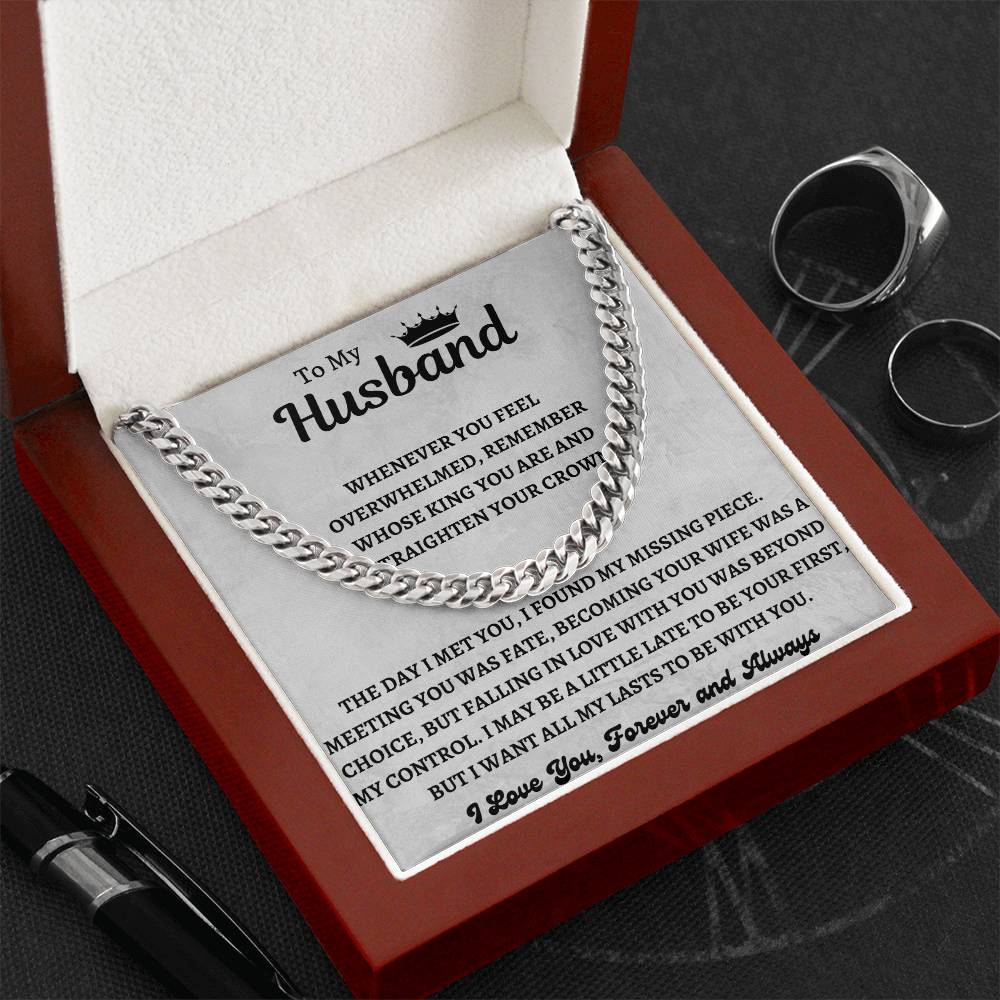 To My Husband | Cuban Link Chain