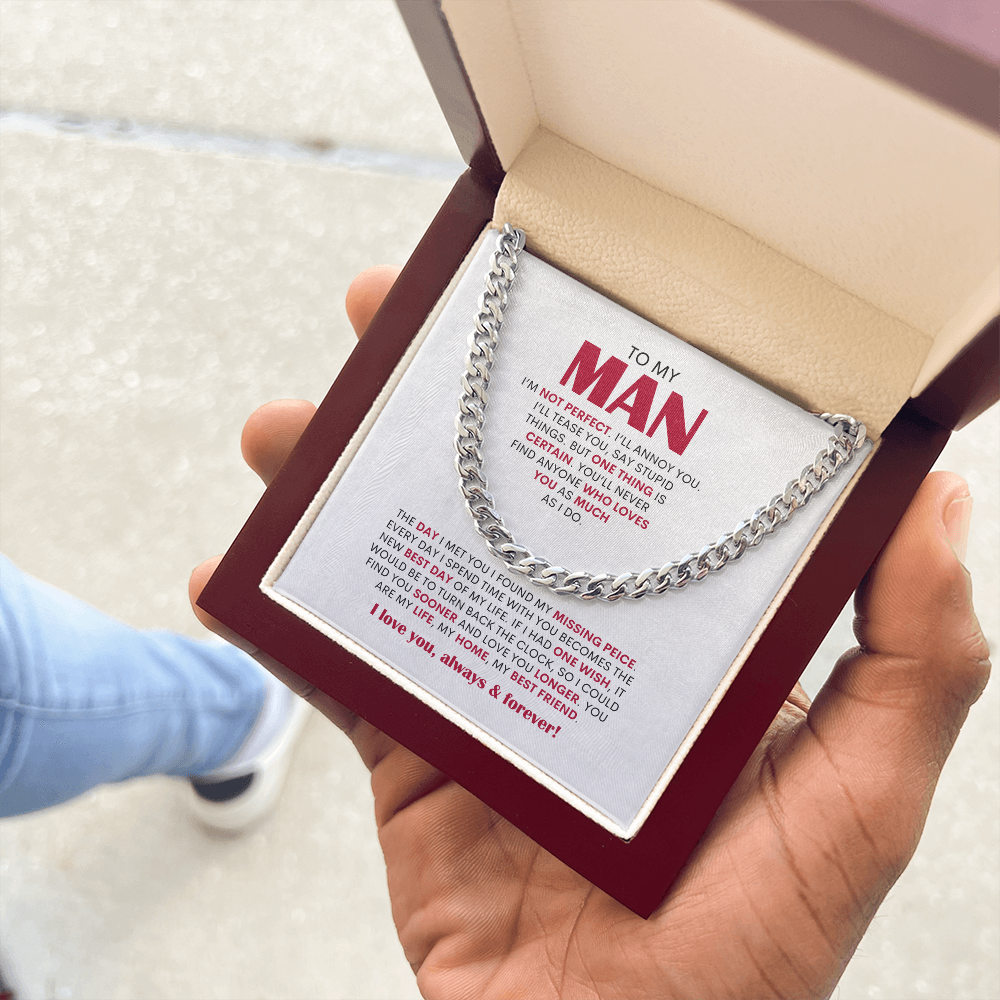 To My Man | Cuban Link Chain